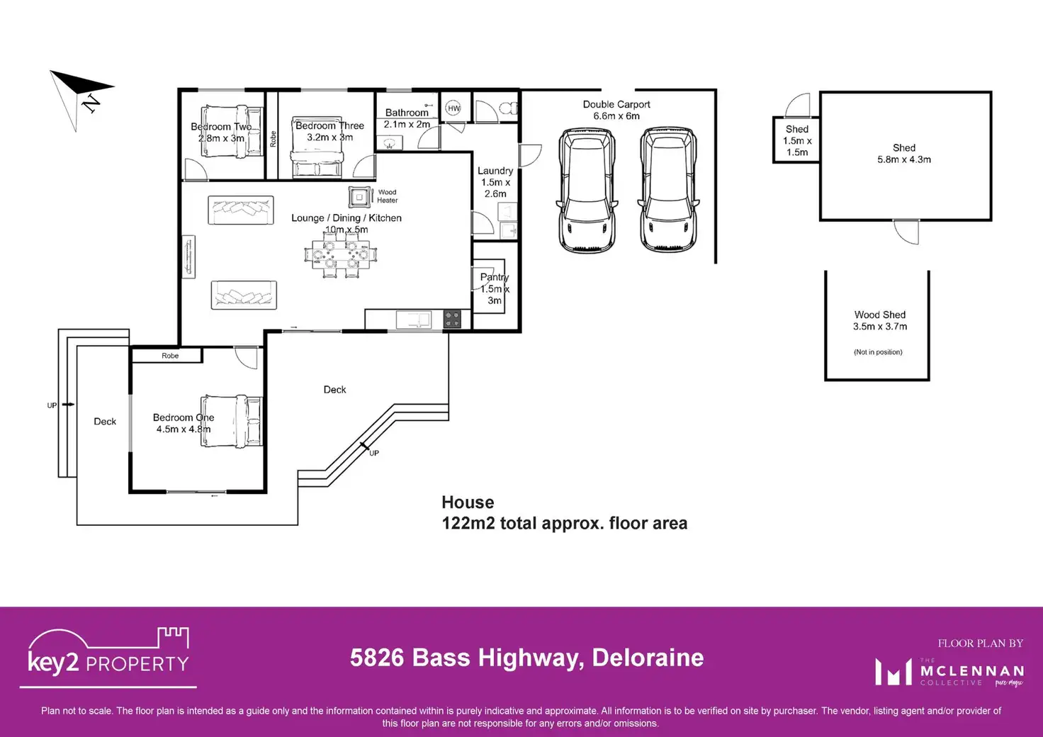 Floorplan of Homely rural property listing, 5826 Bass Highway, Elizabeth Town TAS 7304