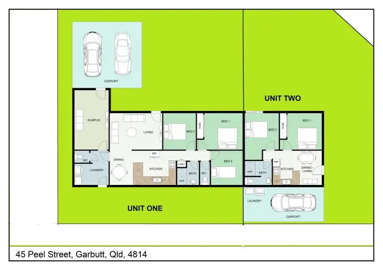 Floorplan of Homely house listing, 45 Peel Street, Garbutt QLD 4814