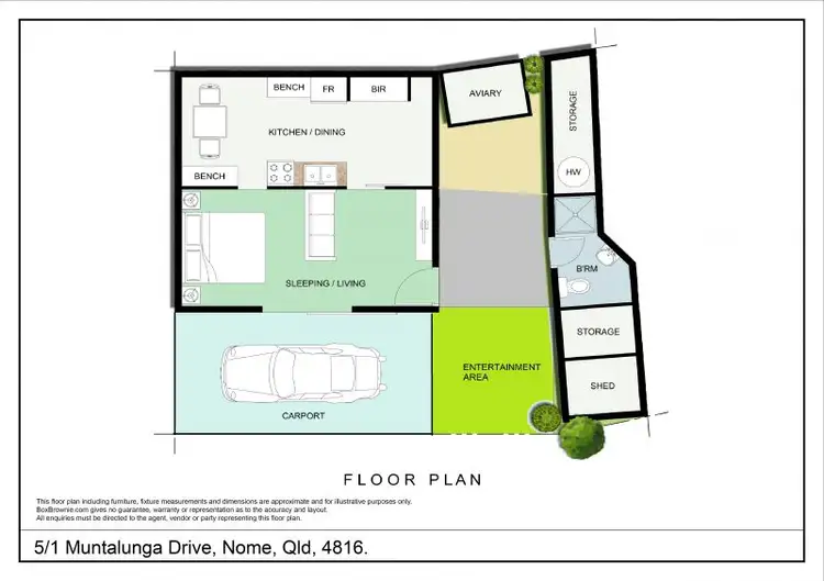 Floorplan of Homely house listing, 5/1 Muntalunga Drive, Nome QLD 4816