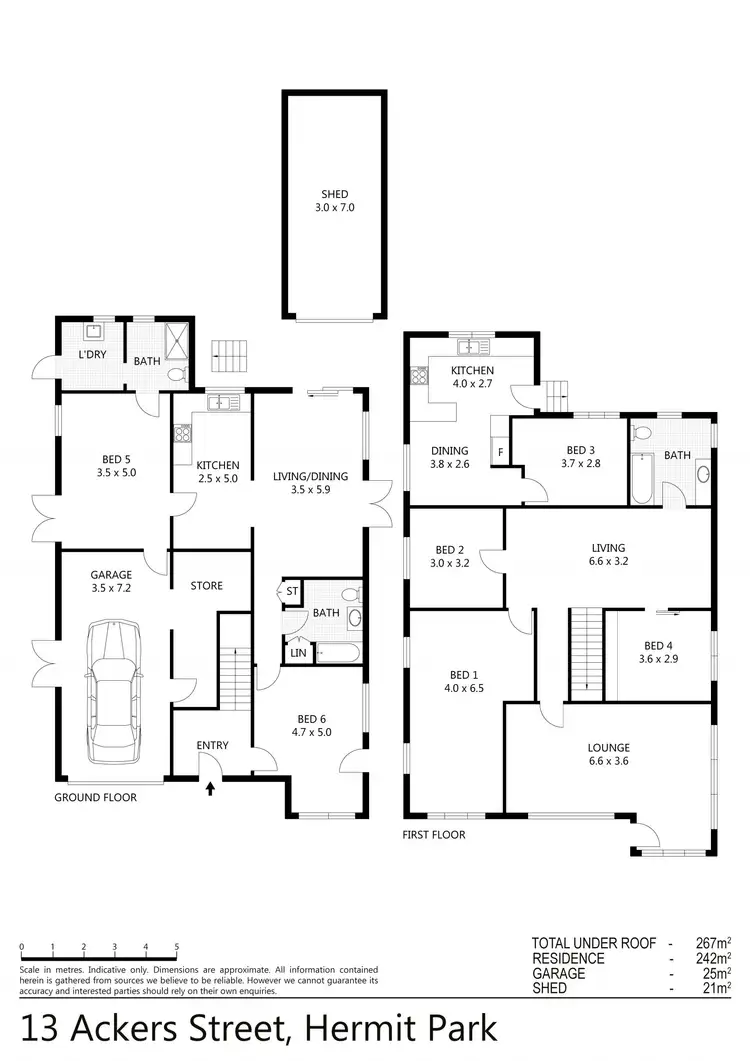 Floorplan of Homely house listing, 13 Ackers Street, Hermit Park QLD 4812
