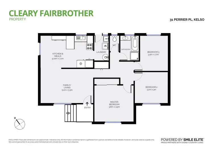 Floorplan of Homely house listing, 31 Perrier Place, Kelso NSW 2795