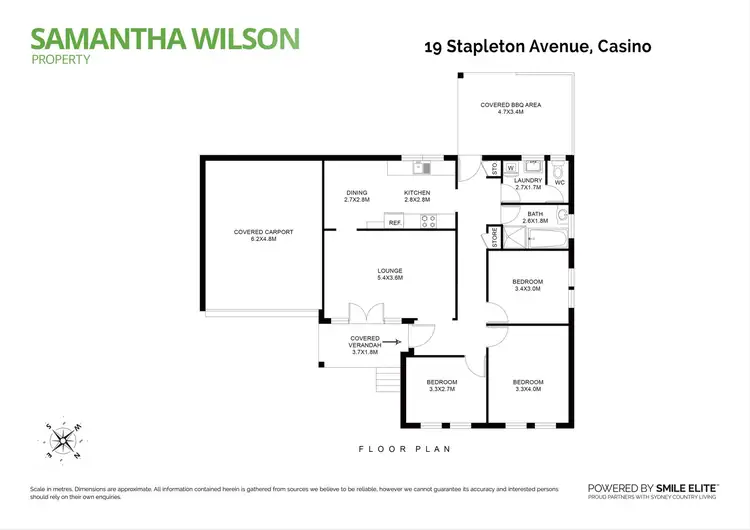 Floorplan of Homely house listing, 19 Stapleton Avenue, Casino NSW 2470