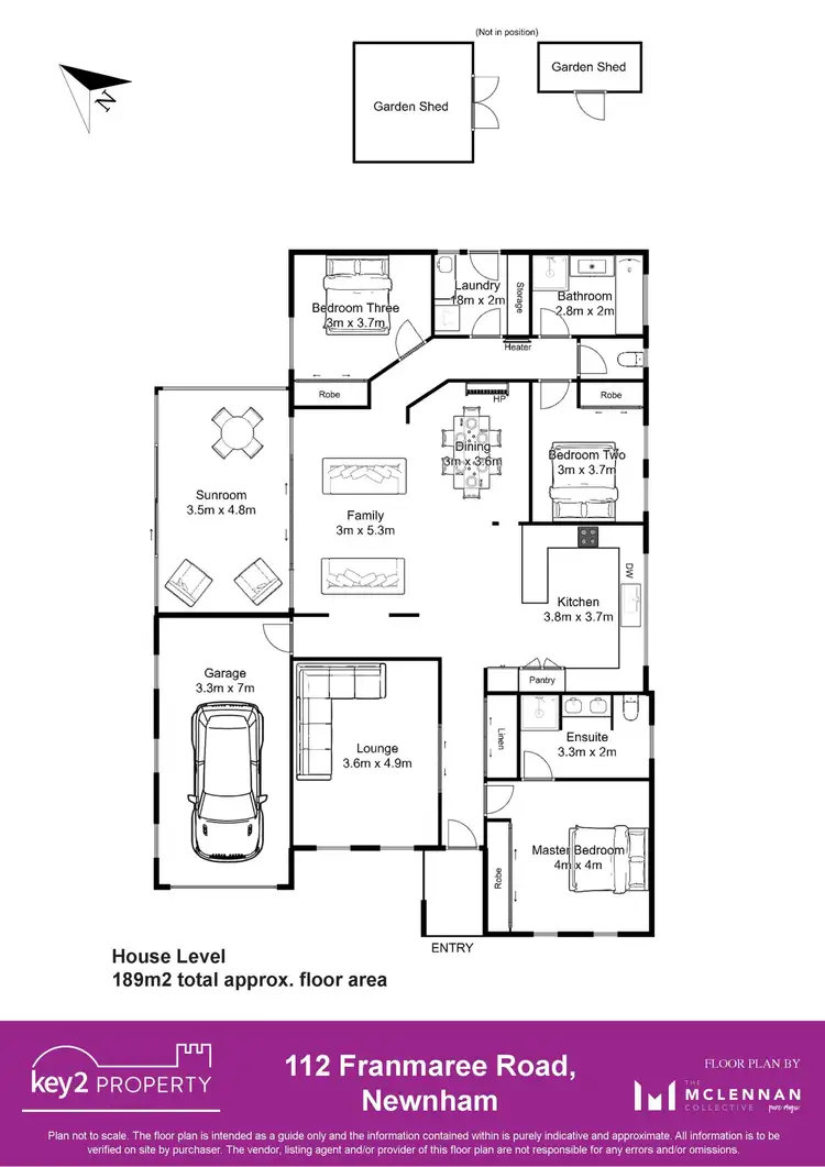 Floorplan of Homely house listing, 112 Franmaree Road, Newnham TAS 7248