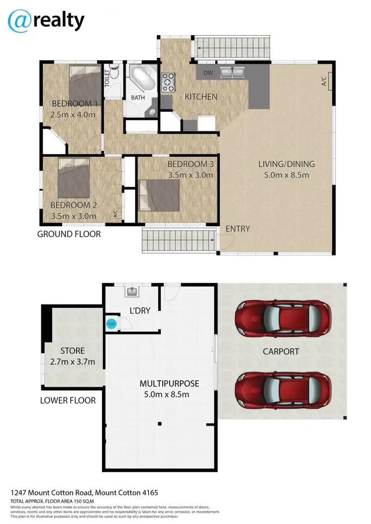 Floorplan of Homely house listing, 1247 Mount Cotton Road, Mount Cotton QLD 4165