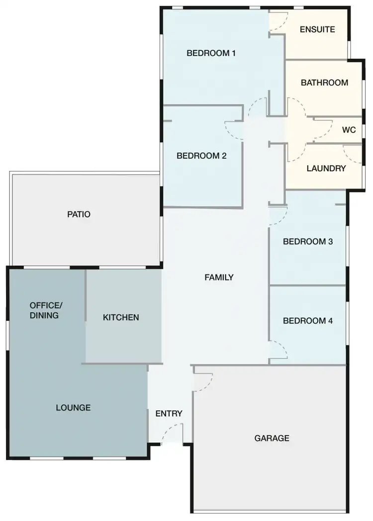 Floorplan of Homely house listing, 6 Maestra Street, The Gap QLD 4061