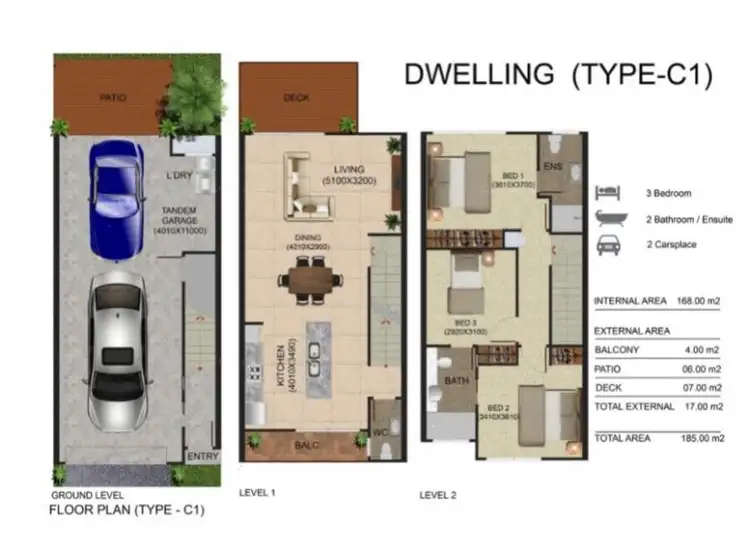 Floorplan of Homely terrace listing, 9/10 Riverview Road, Nerang QLD 4211