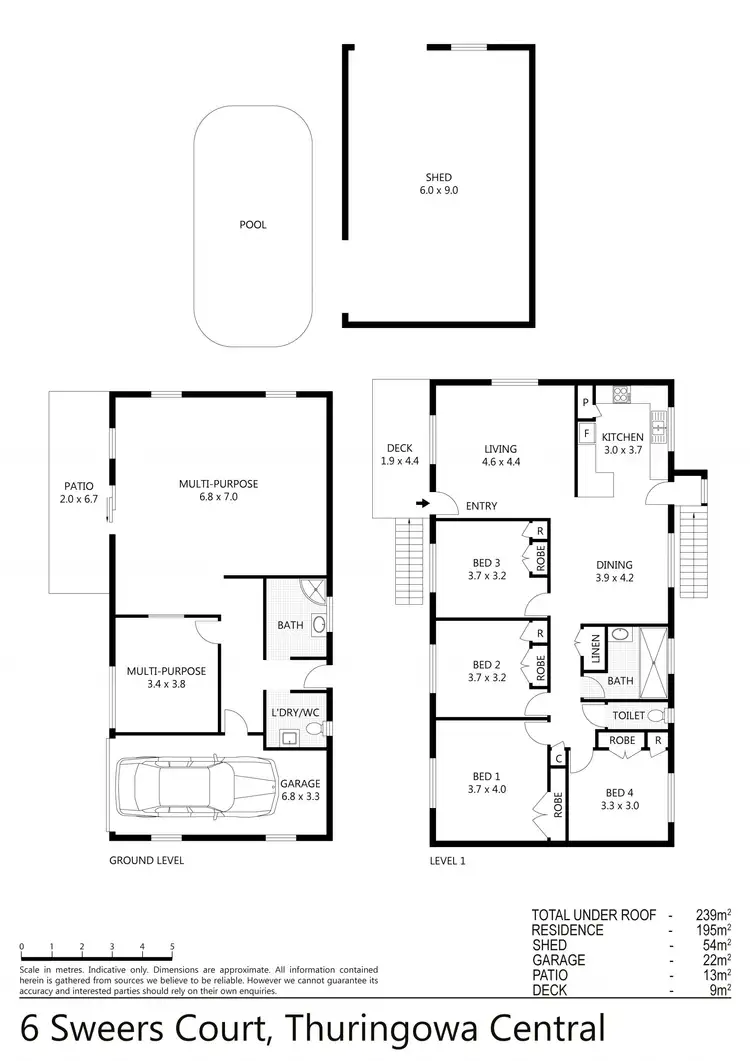 Floorplan of Homely house listing, 6 Sweers Court, Thuringowa Central QLD 4817