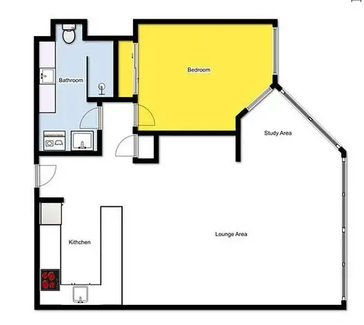 Floorplan of Homely unit listing, 70 Remembrance, Surfers Paradise QLD 4217