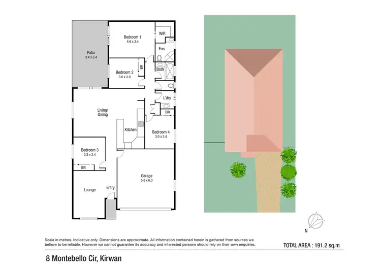 Floorplan of Homely house listing, 8 Montebello Circle, Kirwan QLD 4817