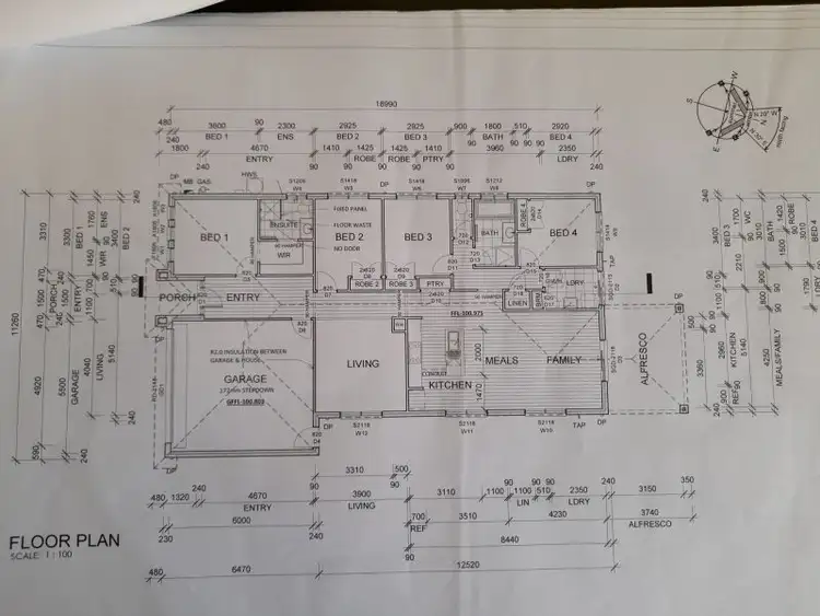 Floorplan of Homely house listing, 16 Quartz Place, Golden Square VIC 3555