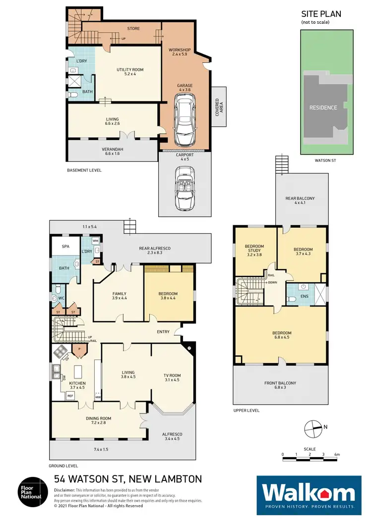 Floorplan of Homely house listing, 54 Watson Street, New Lambton NSW 2305