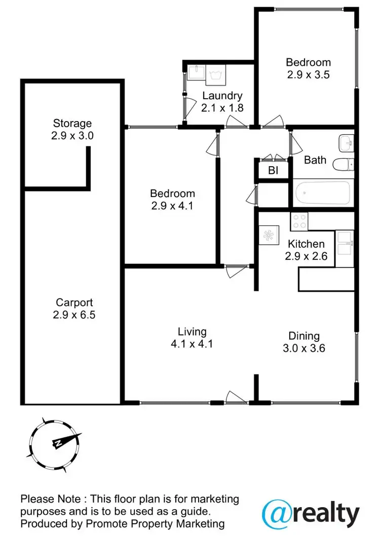Floorplan of Homely unit listing, 13/5 Ringwood Drive, Bridgewater TAS 7030