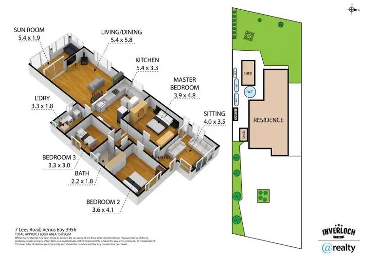 Floorplan of Homely house listing, 7 Lees Road, Venus Bay VIC 3956