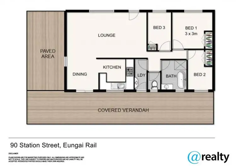 Floorplan of Homely rural property listing, 90 Station Street, Eungai Rail NSW 2441