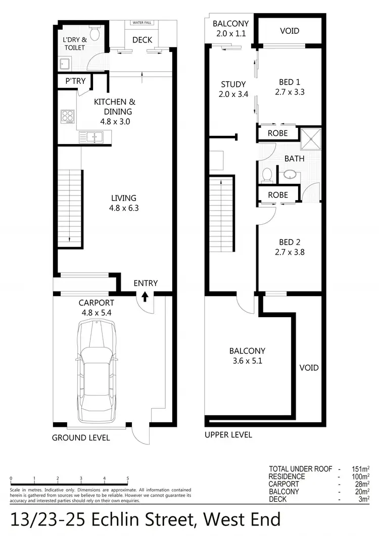 Floorplan of Homely apartment listing, 13/23-25 Echlin Street, West End QLD 4810