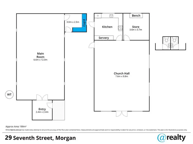Floorplan of Homely house listing, 29 Seventh Street, Morgan SA 5320