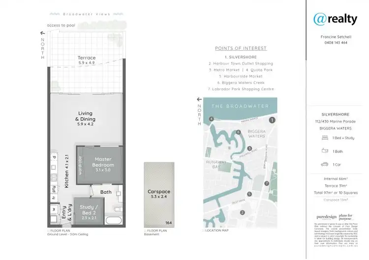 Floorplan of Homely apartment listing, 112/430 Marine Parade, Biggera Waters QLD 4216