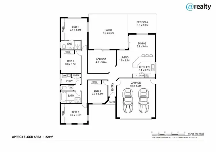 Floorplan of Homely house listing, 60-62 Almond Way, Bellmere QLD 4510