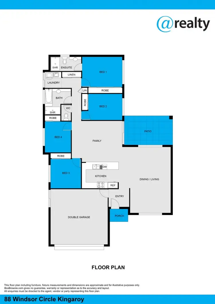 Floorplan of Homely house listing, Address available on request