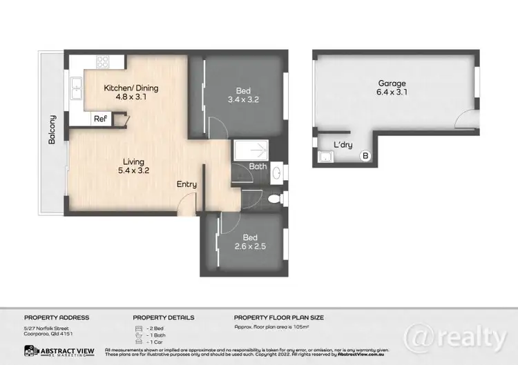Floorplan of Homely unit listing, 5/27 Norfolk Street, Coorparoo QLD 4151