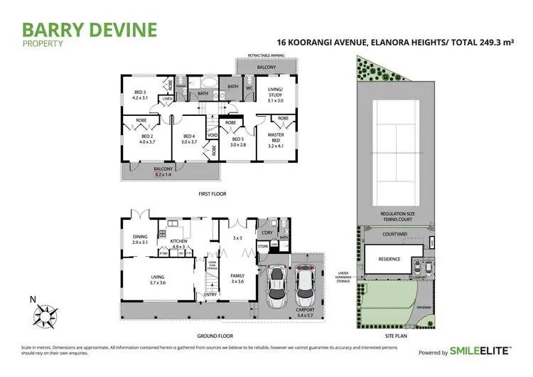 Floorplan of Homely house listing, 16 Koorangi Avenue, Elanora Heights NSW 2101
