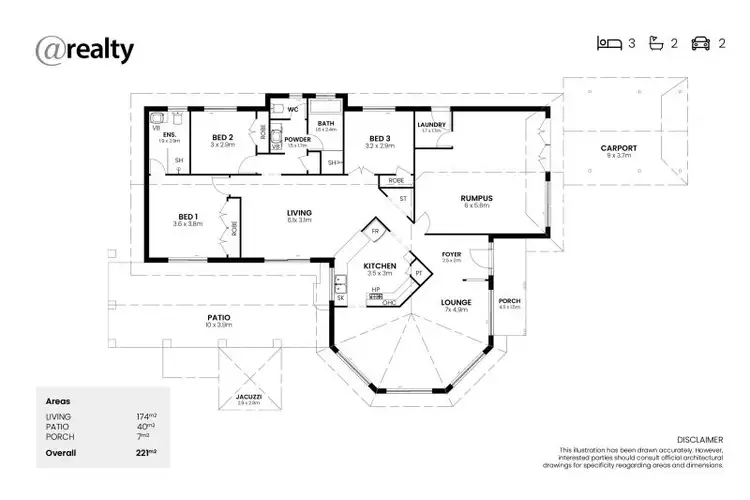 Floorplan of Homely house listing, 42 Talara Way, Mango Hill QLD 4509
