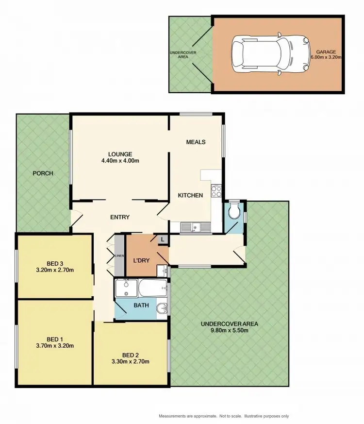 Floorplan of Homely house listing, 451 Bownds Street, Lavington NSW 2641