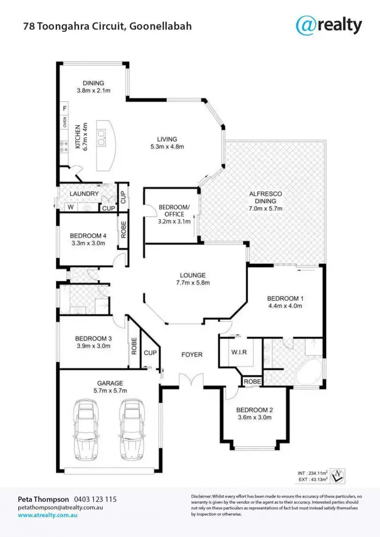 Floorplan of Homely house listing, 78 Toongahra Circuit, Goonellabah NSW 2480