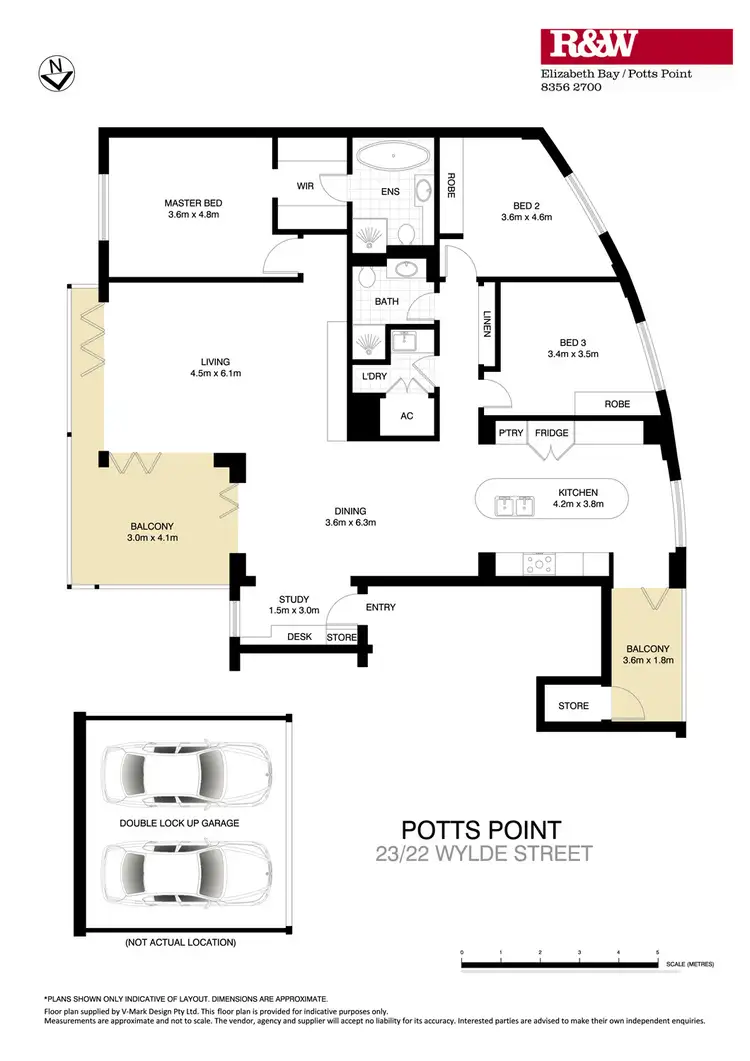 Floorplan of Homely apartment listing, 23/22 Wylde Street, Potts Point NSW 2011