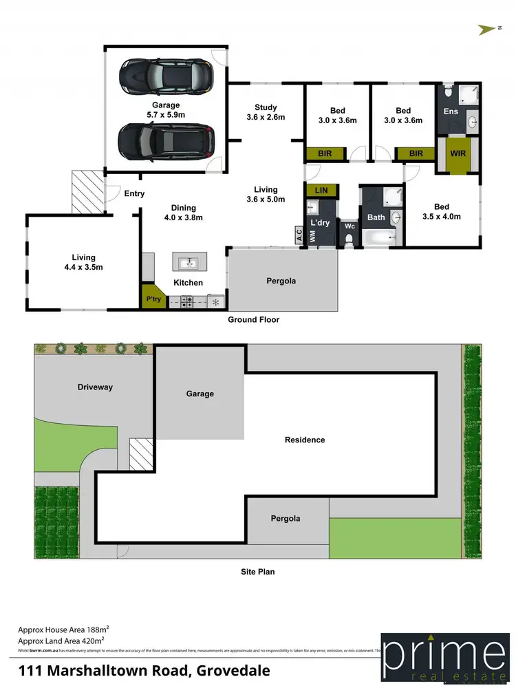 Floorplan of Homely house listing, 111 Marshalltown Road, Grovedale VIC 3216