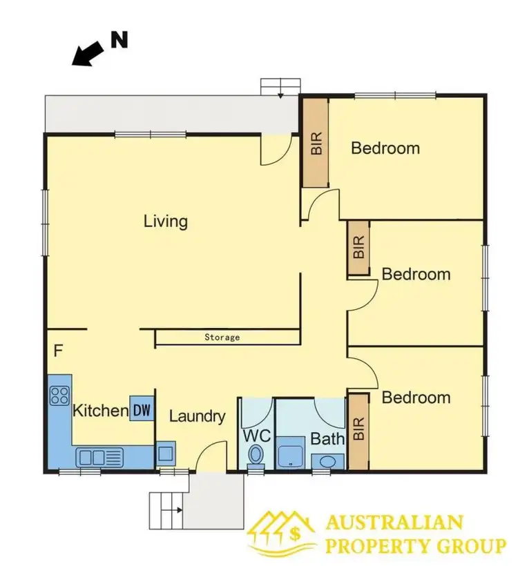 Floorplan of Homely house listing, 13 Boobyalla St, Doveton VIC 3177