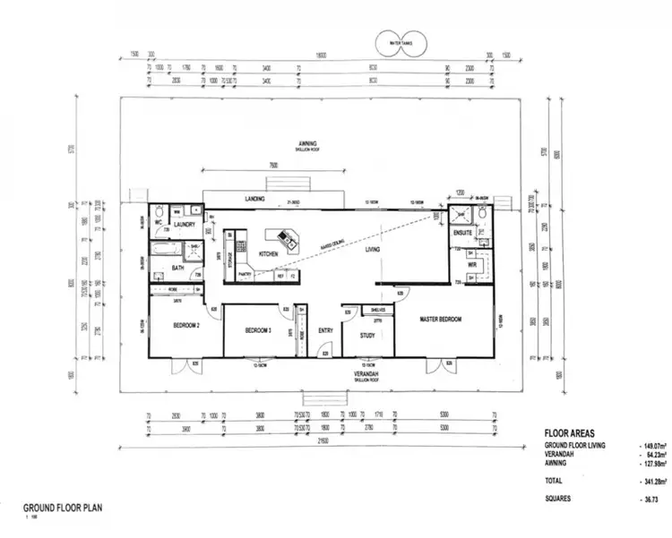 Floorplan of Homely rural property listing, 1899 Cawongla Road, Cawongla NSW 2474