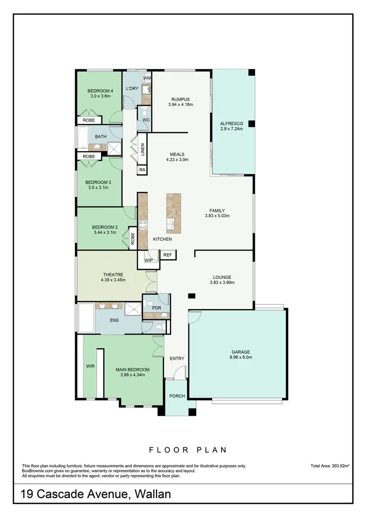 Floorplan of Homely house listing, 19 Cascade Avenue, Wallan VIC 3756