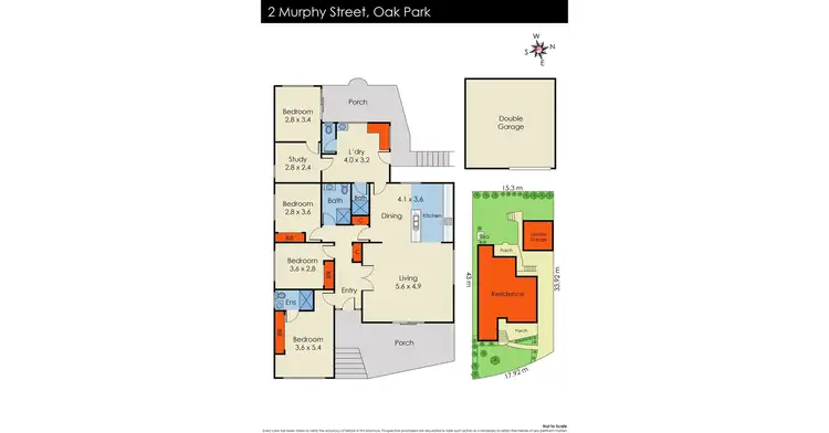 Floorplan of Homely house listing, 2 Murphy Street, Oak Park VIC 3046