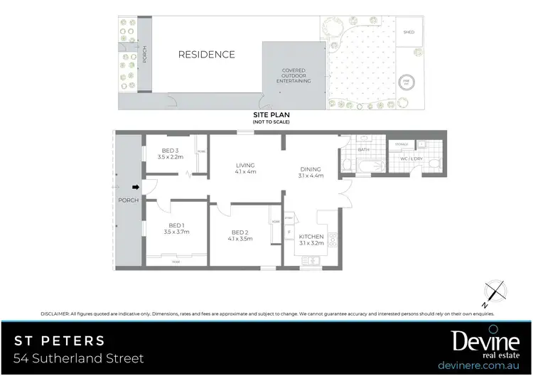 Floorplan of Homely house listing, 54 Sutherland Street, St Peters NSW 2044