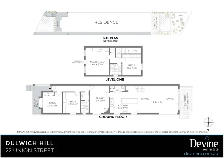 Floorplan of Homely house listing, 22 Union Street, Dulwich Hill NSW 2203