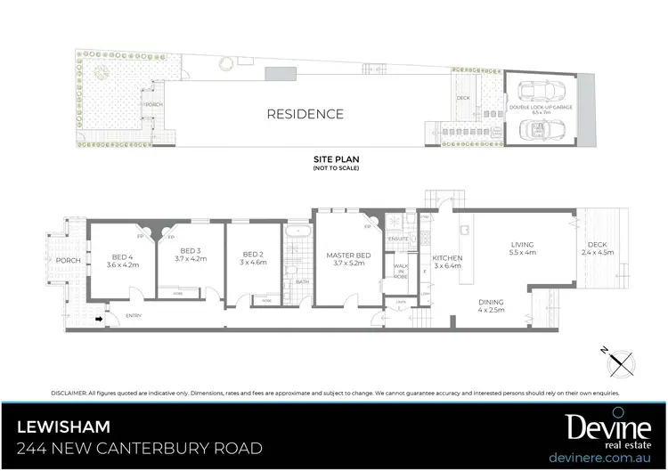 Floorplan of Homely house listing, 244 New Canterbury Road, Lewisham NSW 2049