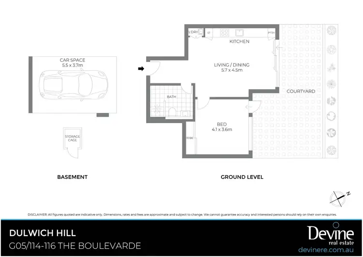 Floorplan of Homely apartment listing, G05/114-116 The Boulevarde, Dulwich Hill NSW 2203