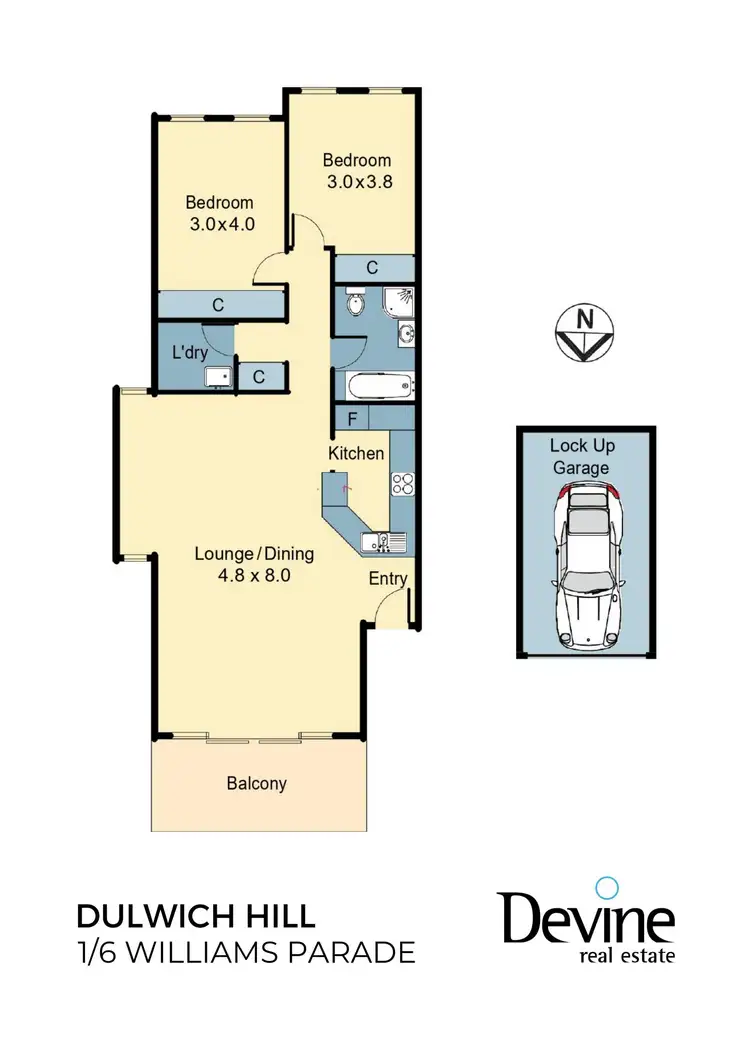 Floorplan of Homely apartment listing, 1/6 Williams Parade, Dulwich Hill NSW 2203