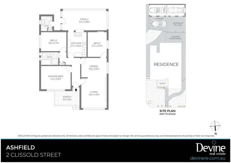 Floorplan of Homely house listing, 2 Clissold Street, Ashfield NSW 2131