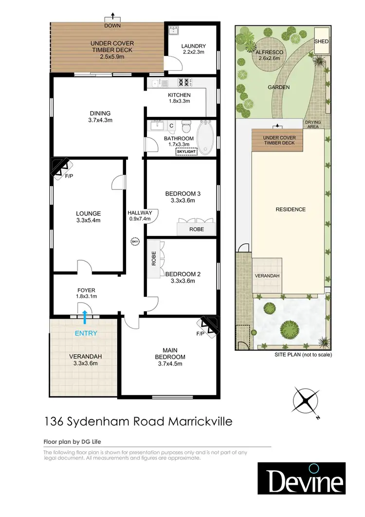 Floorplan of Homely house listing, 136 Sydenham Road, Marrickville NSW 2204