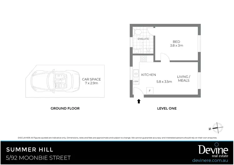 Floorplan of Homely apartment listing, 5/92 Moonbie Street, Summer Hill NSW 2130