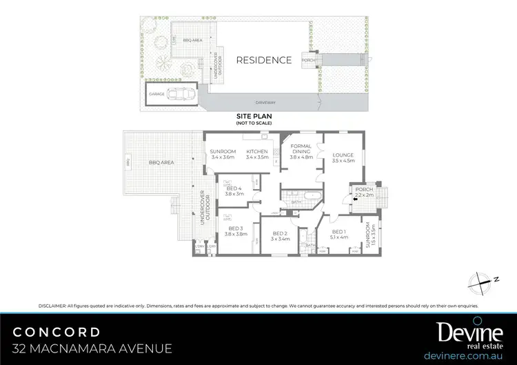 Floorplan of Homely house listing, 32 Macnamara Avenue, Concord NSW 2137