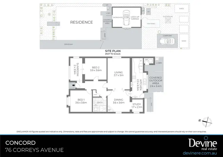 Floorplan of Homely house listing, 76 Correys Avenue, Concord NSW 2137