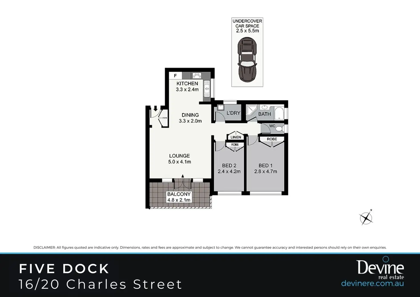 Floorplan of Homely apartment listing, 16/20 Charles Street, Five Dock NSW 2046