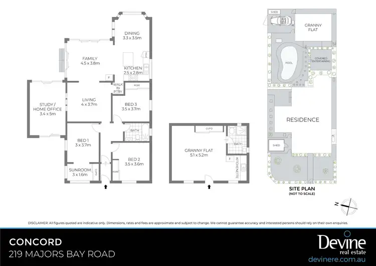 Floorplan of Homely house listing, 219 Majors Bay Road, Concord NSW 2137
