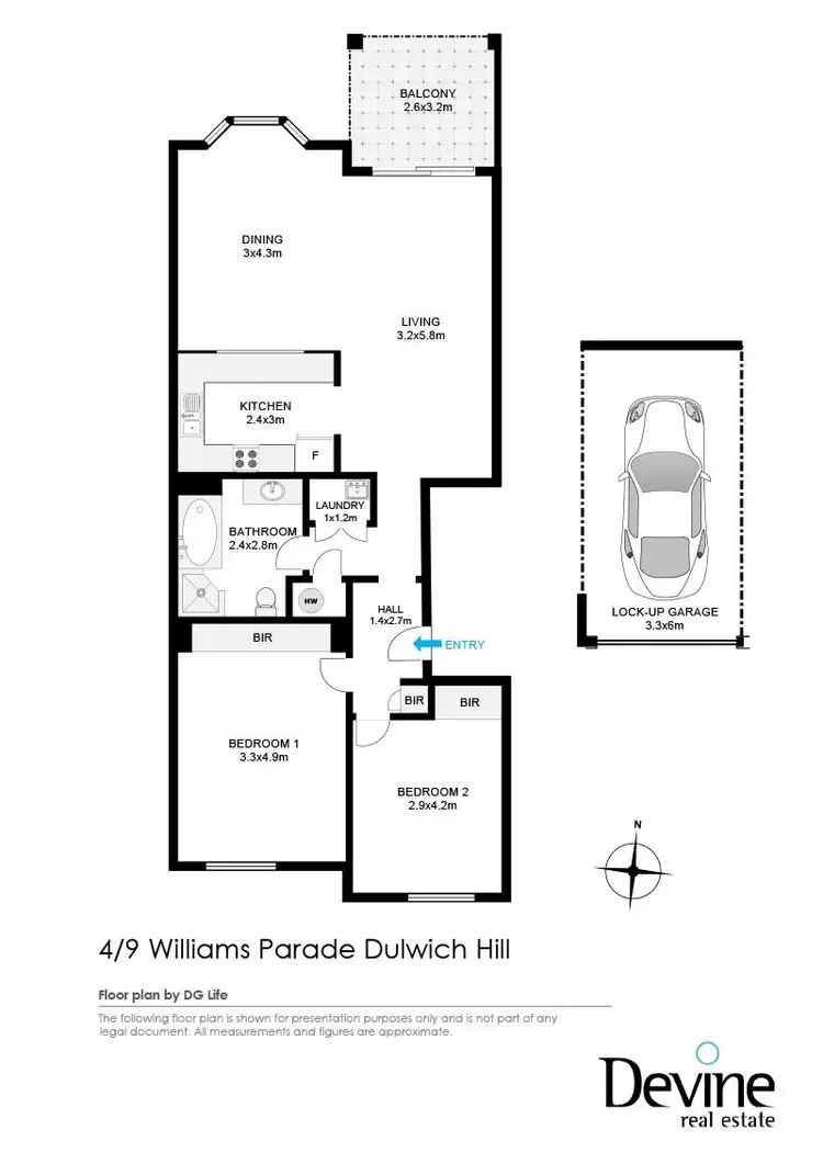 Floorplan of Homely apartment listing, 4/9 Williams Parade, Dulwich Hill NSW 2203