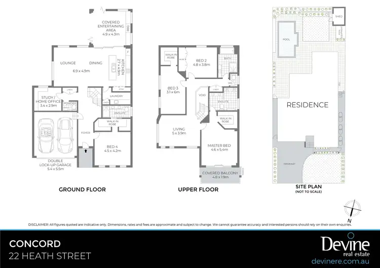 Floorplan of Homely house listing, 22 Heath Street, Concord NSW 2137