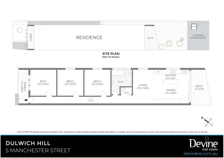 Floorplan of Homely house listing, 5 Manchester Street, Dulwich Hill NSW 2203