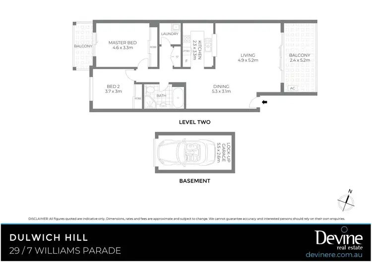 Floorplan of Homely apartment listing, 29/7 Williams Parade, Dulwich Hill NSW 2203